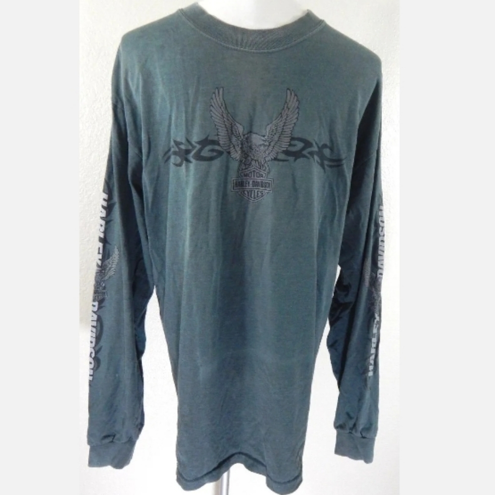 Harley Davidson Alaska Tribal‎ Tattoo Shirt